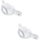 2 Pack Swift FX Nasal Pillow Cushion Medium Compatible with ResMed Swift FX CPAP Mask, Dual-Wall Pillows C Pap Replacement Supplies Part for Swift FX
