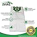 ZVac Miele Type U Replacement Vacuum Cleaner HEPA Cloth Bags - Restore Miele Parts 07282050, SAC-30, 210 - Compatible with Miele Upright Vacuums, Type U1, S7, S7000-S7999 Series
