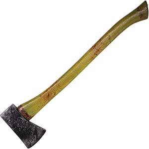 22.5" Bloody Foam Axe Woodsman Costume Prop LARP Lumberjack Axe