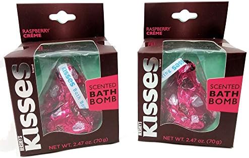 Hershey's Kisses Scented Bath Bombs - 2 Count (Rasberry Creme)