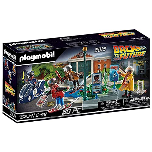 Playmobil Back to the Future 70634 Part II Hoverboard Chase, for Children Ages 5+, Fun Imaginative Role-Play, PlaySets Suitable for Children Ages 4+