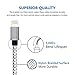 iPhone Cable, ANTXIN 3Pack 6FT Nylon Braided Charging Cord Charger, Lightning to USB Cable for iPhone Ⅹ, 8, 8 Plus, 7, 7 Plus, SE, 6s, 6, 6 +, 5, 5s, iPad Air / Mini, iPod (Grey White)