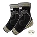 NeoAlly Copper Ankle Brace with Gel Pads Ankle Compression Sleeves for Plantar Fasciitis, Foot Pain, Sprained Ankle Support & Recovery, Medium, 1 Pair
