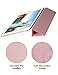 Dyasge for iPad Air 2 Case Cover with Soft TPU Bumper, Magnetic Stand and Auto Wake/Sleep Feature, Rose Gold