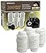 reenco 300 Disposable Replacement K-Cup Filters Compatible with Keurig K-Cup Coffee Machines, Black