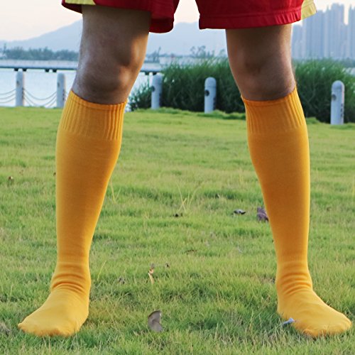 image for MOAIR Gold/Yellow Large Performance Moisture Wicking Tube Sock Basebal