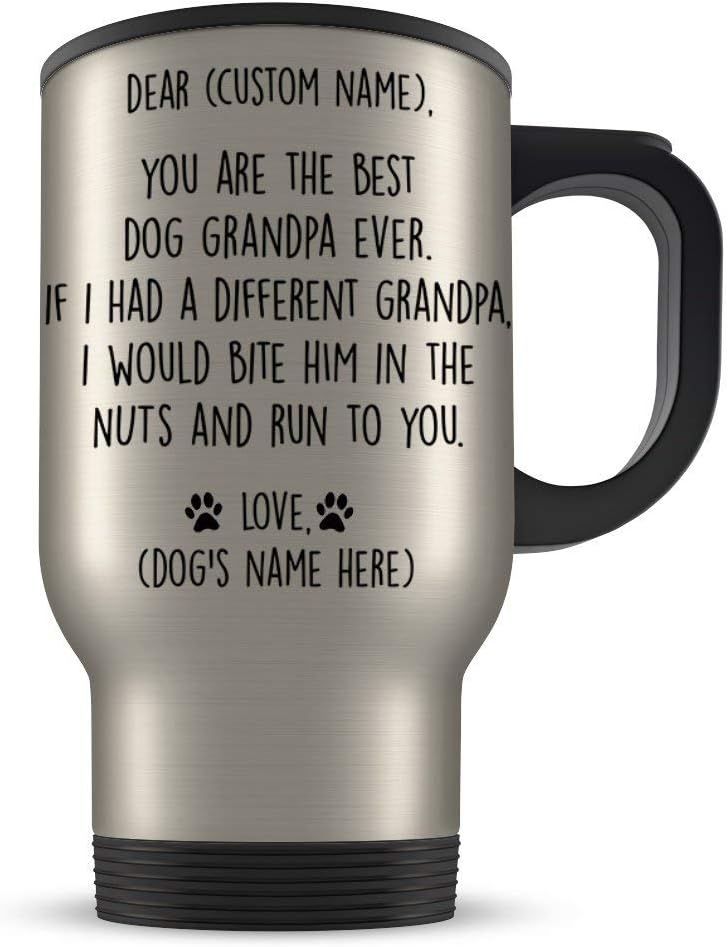 dog grandpa mug