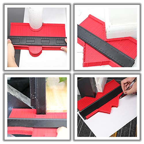 2 Pack Contour Gauge Duplicator, 10 Inch Widen Contour Tool Profile