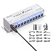 OTraki Guitar Pedal Power Supply 10 Ports Individual DC Output for 9V 12V 18V Effect Pedalboard Power Supplies 100mA 500mA Pedals Board Brick with Short Circuit and Over Current Protection