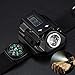 Oksale® 200 Lms -300 Lms, Waterproof Tactical Rechargeable LED Flashlight Wristlight Wrist Watch Light Lamp + LED Watch + Micro USB Cable