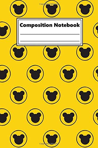 Composition Notebook: Mickey Mouse And Minnie Mouse Cartoon Character School Journal, Diary, Sketchbook, Coloring Book, Comic, Calendar 2020, Sticker ... Activity Book, Gift For Kids, Girls, Boys Paperback – November 25, 2019