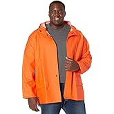 Helly Hansen Workwear Mandal Waterproof Jacket for Men - Adjustable Hood, PVC-Coated Protective Windbreaker & Rain Coat
