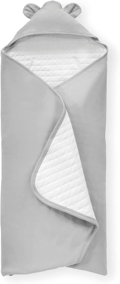 hauck Snuggle N Dream Grey Cotton Baby Blanket 80x80 cm 3/5-Point Harness