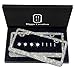 2 Pack HC Prong Setting Luxury Handcrafted Bling License Plate Frame with GiftBox | Over 1000 pcs Finest 14 Facets Clear White Rhinestone Crystals | Perfect Car Accessories for All Standard Plate Size