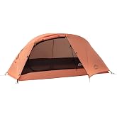 Ultralight 1 Person Backpacking Tent for Camping | 3-Season Waterproof Double-Wall Shelter | DAC NFL Aluminum Poles &amp; 5000mm PU Ripstop Nylon with Convertible Vestibule Awning