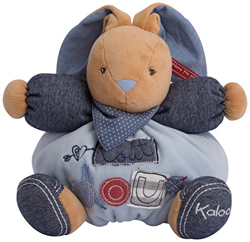 Kaloo Denim Plush Toy, Chubby Rabbit Sweetie, Medium