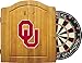 Imperial Officially Licensed NCAA Merchandise: Dart Cabinet Set with Steel Tip Bristle Dartboard, Oklahoma Sooners