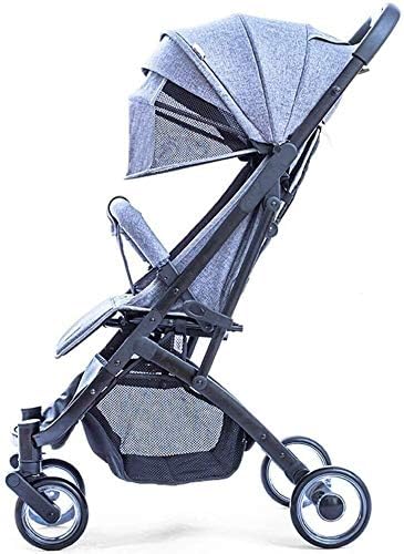 light blue pram