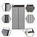 N-Green Magnetic Screen Door Heavy Duty Mesh Curtain with Full Frame Hook and Loop and Powerful Magnets That Snap Shut Automatically (36