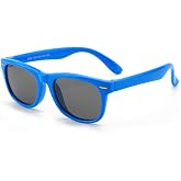 JUSLINK Kids Sunglasses Flexible Polarized Toddler Sunglasses for Girls Boys Age 3 to 9