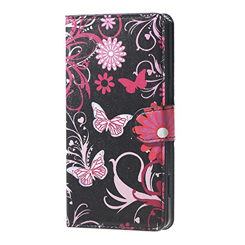 Acer Liquid Z630 Case,COOLKE Beautiful Painted Pattern Flip PU