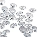 Waltz&F 18mm Octagon Beads Chandelier Crystals Parts, Chandelier Replacements,Clear ,50pcs