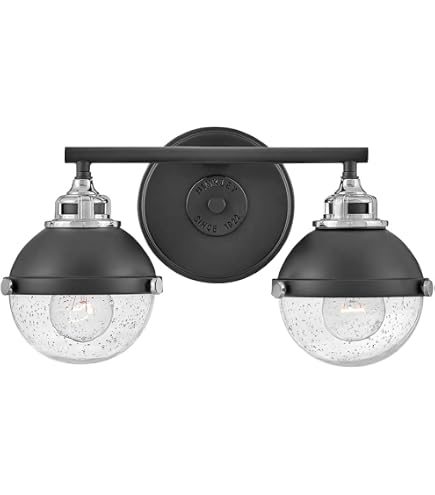 Millennium Lighting 2 Light Bathroom Vanity Fixture In Multiple Finishes With Clear Glass Shades Brushed Nickel Nickel Brushed