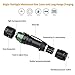 Cathnight Outdoor 350 Lumens Tactical Flashlight,Ultra Bright LED Handheld Portable Flashlights,Water Resistant Torch with Adjustable Focus and Light 3 Modes for Camping Hiking etc