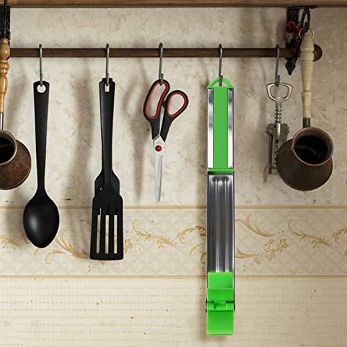 [2019 Upgrade] Windmill Watermelon Cutter - Premium Stainless Steel Watermelon and Cantaloupe Slicer Fruit Knife - Creative Cutter Tongs Corer Fruit Tools Kitchen Gadgets Set with 2 in 1 Melon Baller - Thumbnail 4