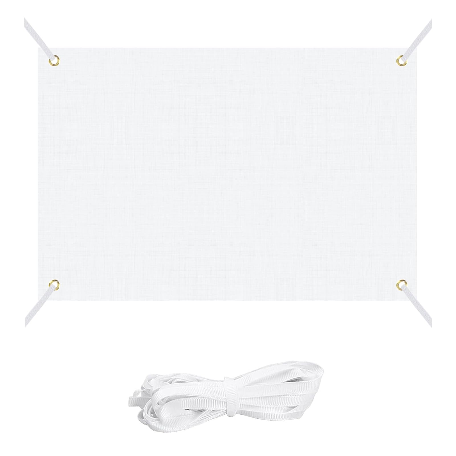 YapitHome Large Blank Banners 150x100cm DIY Personalised Banner Polyester Blank Banner Flags with 6M Rope for Indoor Outdoor Decor DIY Party Festival Celebration