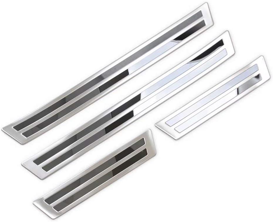 kadore Car Door Sills Scuff Plates Welcome Pedal Stainless Steel For Mazda CX-5 2022 2020 2021 2019 2018 2017 Car Accessories 4-pc