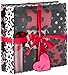 Betsey Johnson Women's Pretty In Pink Crew Socks Gift Box 7-Pack, Multi, One Size