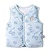 Monvecle Unisex Baby Cotton Warm Vests Unisex Infant to Toddler Padded Waistcoat