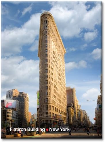 Flatiron Building - Set of 3 New York City Photo Souvenir Refrigerator Magnet