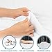LANIAKEA Waterproof Mattress Protector King-Size Soft Premium Cotton, Breathable & Noiseless Mattress Pad Cover, Fitted 14
