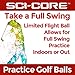 Swing Coach SCI-CORE Practice Golf Balls for Kids & Adults - Real-Feel Training Golf Balls - Outdoor & Indoor Use - 12 Pack