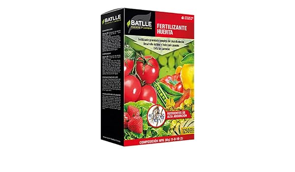 Abonos - Fertilizante Huerta caja 1250g. - Batlle: Amazon.es: Jardín