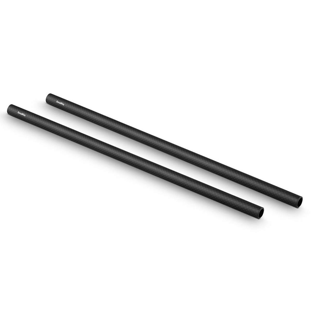 SMALLRIG 15mm Carbon Fiber Rod(Non-Thread) for 15mm Rod Support System, 12 inches(30cm) Long, Pack of 2-851
