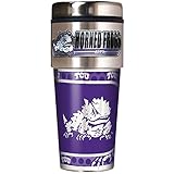 NCAA TCU Horned Frogs Metallic Travel Tumbler,  16-Ounce