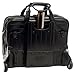 McKleinUSA Ohare 86535 Black Leather Fly-Through Checkpoint-Friendly 17 Detachable Wheeled Laptop Case