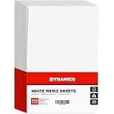 White Memo Sheets Paper &ndash; Perfect for Quick Notes, To-Do Lists and Reminders for School, Office and Business | 4 x 6 Inches | 24lb Bond / 60lb Text (90gsm) Paper | 250 Sheets per Pack