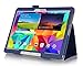ProCase Galaxy Tab S 10.5 Case - Bi-Fold Flip Stand Cover Case Exclusive for 2014 Galaxy Tab S Tablet (10.5 inch, SM-T800), with Hand Strap, auto Sleep/Wake (Navy, Dark Blue)