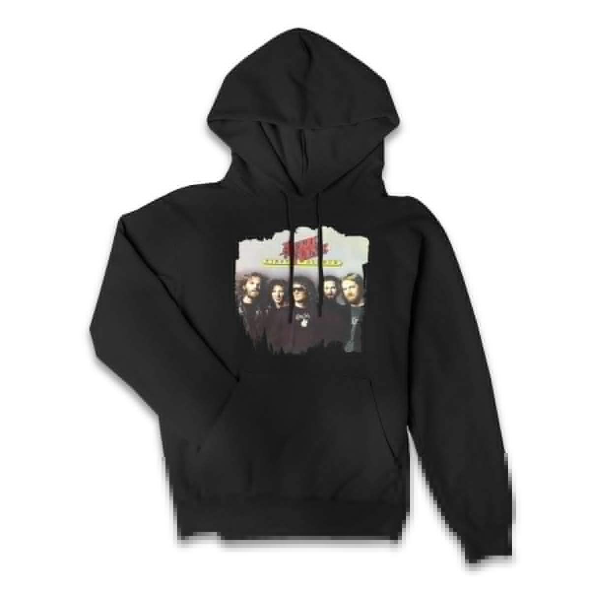 Erman S Color Name Retro April Wine Music Band Pullover Hooded Shirts With Pocket 
