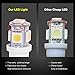 YITAMOTOR 20X T10 Wedge 5-SMD 5050 Cool White LED Light bulbs W5W 2825 158 192 168 194 for Interior Reading Dome Map Cargo Trunk Door Doorstep Courtesy Instrument Panel License Plate Side marker Led