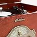 Electrohome Winston Vinyl Record Player 3-in-1 Classic Turntable Natural Wood Stereo System, AM/FM Radio, CD, and AUX Input for Smartphones, Tablets, and MP3 players (EANOS501)