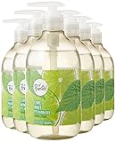An Amazon Brand - Presto! Biobased Hand Soap, Lime Mint Scent (6 pack)
