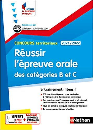 couverture de : R&eacute;ussir l'&eacute;preuve orale des cat&eacute;gories B et C