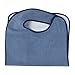 DMI Terry Cloth Adult Bib for Eating, Bibs for Men & Women, Adult Bibs for Eldery, Mealtime Clothing Protector, Washable, Blue