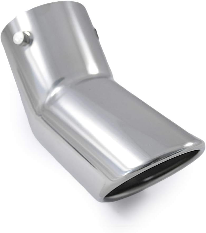 Exhaust Tip Trim Car End Pipe Tail Sport Muffler Stainless Steel Ø 70mm Chrome Universal