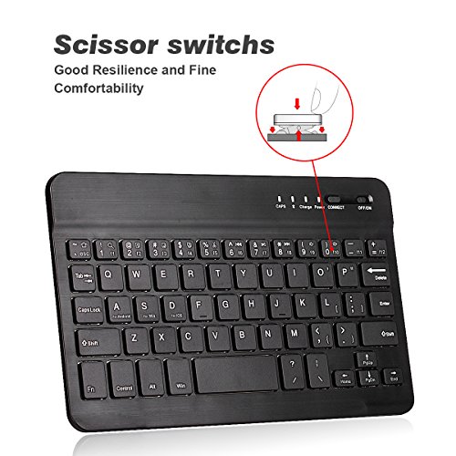 Valkit Universal Tablet Bluetooth Keyboard, Bluetooth Keyboard, 9"